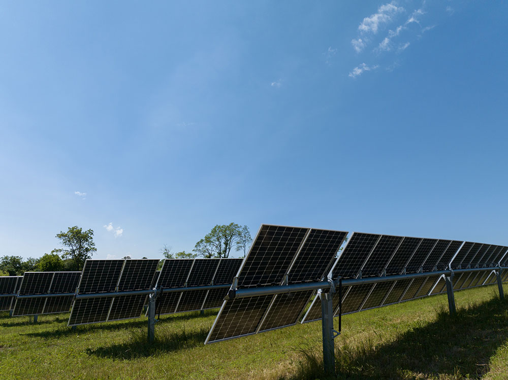 Darien solar panel array